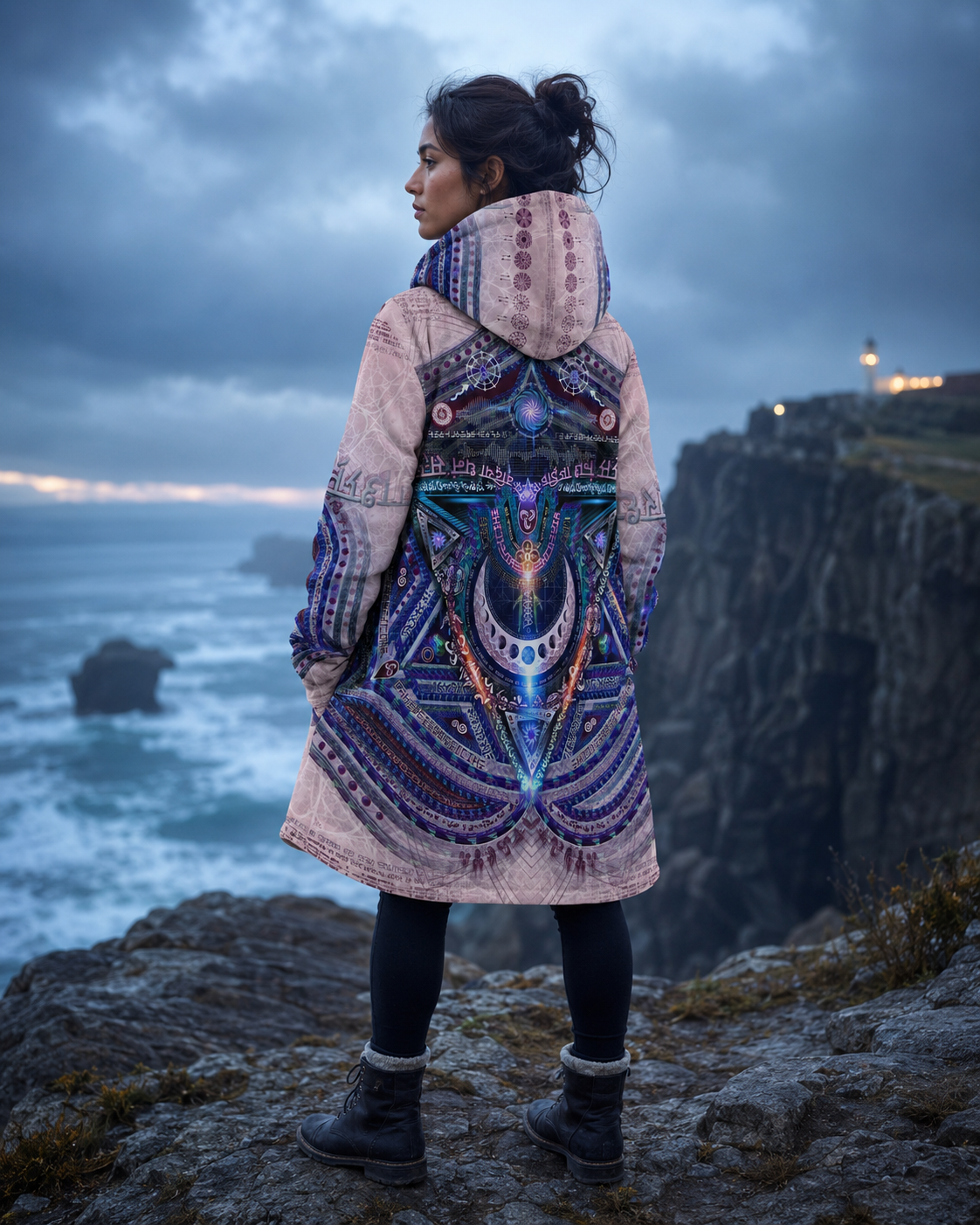 Vishuddha | Throat Chakra Micro Fleece Cloak