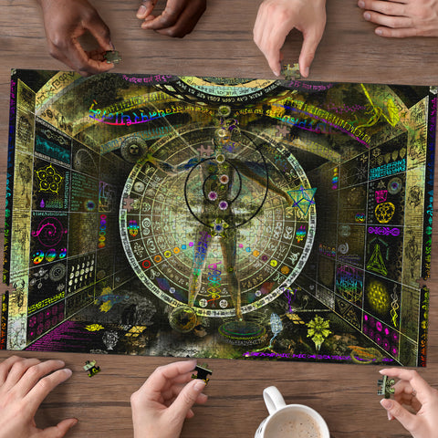 Twilight Pantheism Premium Woodcut Jigsaw Puzzle
