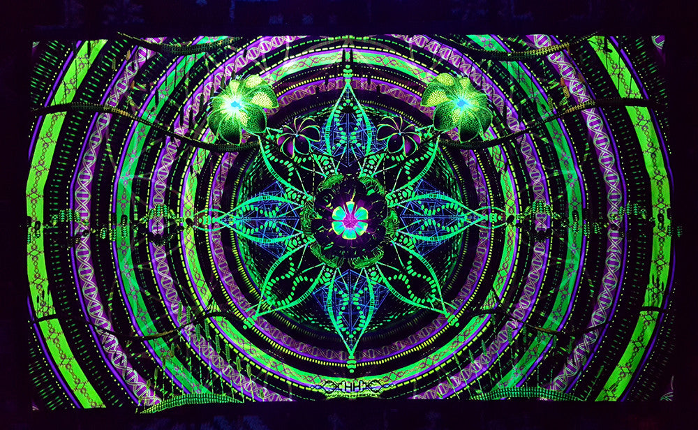 <transcy>UV Aktif NEON Kanvas Zemin - Kubbe Altı 97 x 56 cm</transcy>