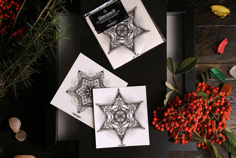 Transparent Sacred Geometry Sticker Pack