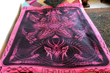 UV Active Neon Fleece Blanket of "Sol Invictus" - Cozy & Lightweight