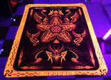 UV Active Neon Fleece Blanket of "Sol Invictus" - Cozy & Lightweight