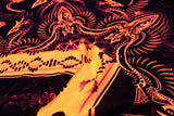 UV Active Neon Fleece Blanket of "Sol Invictus" - Cozy & Lightweight