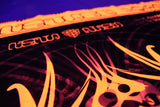 UV Active Neon Fleece Blanket of "Sol Invictus" - Cozy & Lightweight