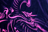 UV Active Neon Fleece Blanket of "Sol Invictus" - Cozy & Lightweight