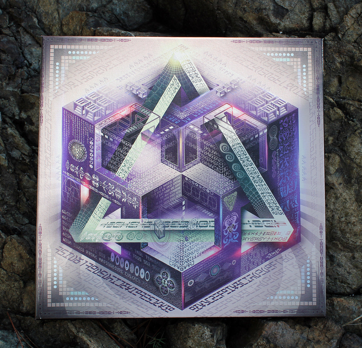 "Translinguistic Equation" Stretched Canvas Print