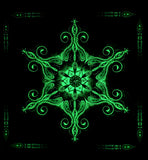 <transcy>Fluro Neon Lycra Wandteppich von "Vajra Mandala" - UV Active - Lime</transcy>