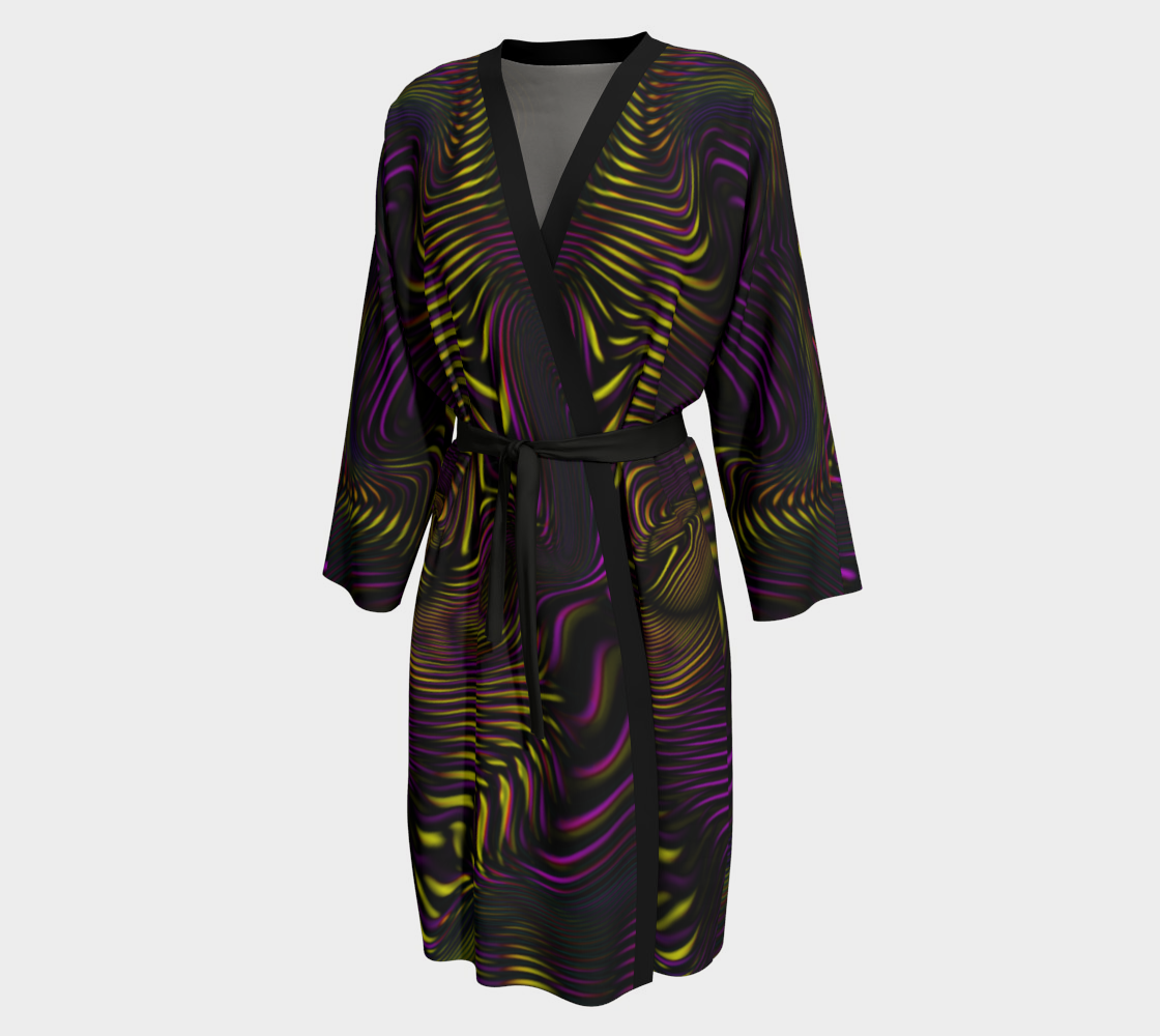 Velvet Flow Peignoir Kimono