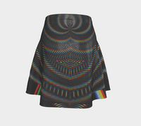 Waveform Glitter Flare Skirt