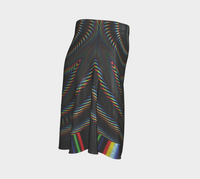 Waveform Glitter Flare Skirt