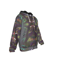 Prismatic Frequency Micro Fleece Zip Up Hoodie