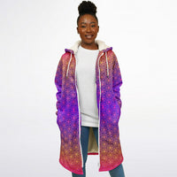 Sacral Bloom Zipper Cloak
