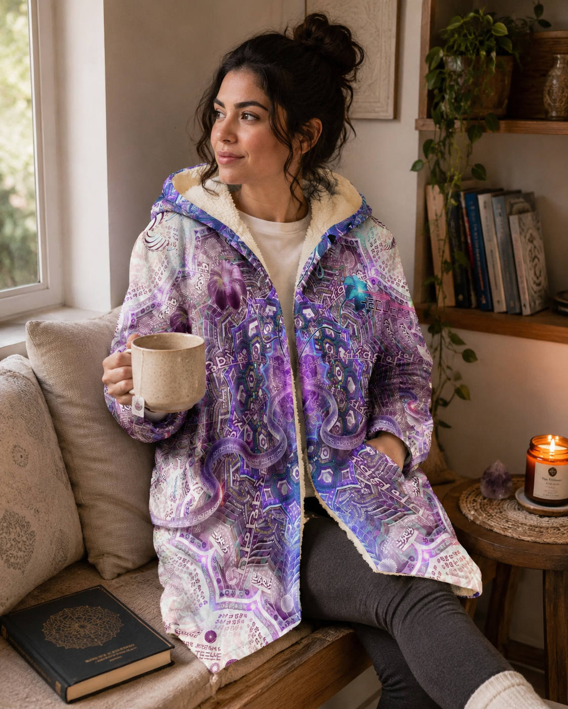 Sahasrara | Crown Chakra Micro Fleece Cloak