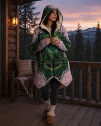 Anahata | Heart Chakra Micro Fleece Cloak