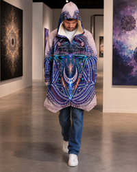 Vishuddha | Throat Chakra Micro Fleece Cloak