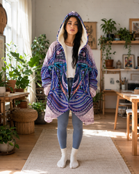 Vishuddha | Throat Chakra Micro Fleece Cloak