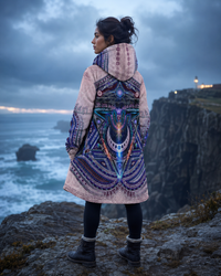 Vishuddha | Throat Chakra Micro Fleece Cloak