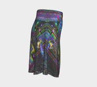 Trinary Transcendence Glitter Flare Skirt
