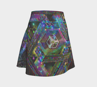 Trinary Transcendence Glitter Flare Skirt