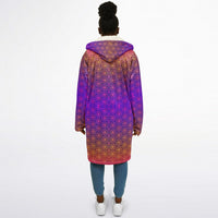 Sacral Bloom Zipper Cloak