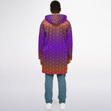 Sacral Bloom Zipper Cloak