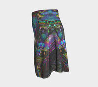 Trinary Transcendence Glitter Flare Skirt