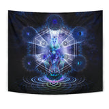 Holographic Mind Artwork Tapestry