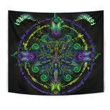 Saurian Samsara Artwork Tapestry