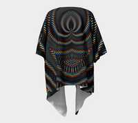 Waveform Draped Kimono