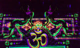 <transcy>UV Active NEON Leinwand Hintergrund - Divine Yantra 75 x 75 cm</transcy>