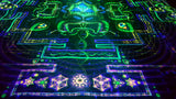 <transcy>UV Aktif NEON Kanvas Zemin - Divine Yantra 75 x 75 cm</transcy>