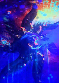 <transcy>UV Active NEON Canvas Hintergrund - Dynamo 68 x 68 cm</transcy>
