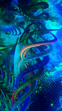 UV Active NEON Canvas Backdrop - Contact 33 x 50 cm