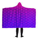 Sacral Bloom Hooded Blanket