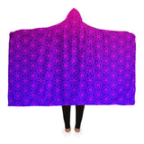 Sacral Bloom Hooded Blanket