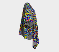 Chromadelic Draped Kimono