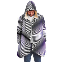 Purple Drift Microfleece Cloak