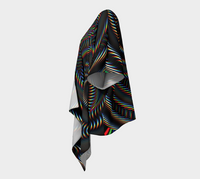 Waveform Draped Kimono