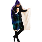 Luminous Presence Hooded Blanket