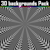 Backgrounds Asset Pack - Psychedelic Art Graphic Assets