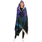 Luminous Presence Hooded Blanket