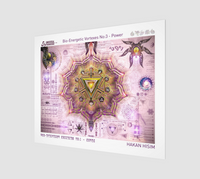 Bio-Energetic Vortexes No:3 - Power - Art Print (Solar Plexus Chakra)
