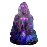 Luminous Presence Hooded Blanket