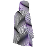 Purple Drift Microfleece Cloak