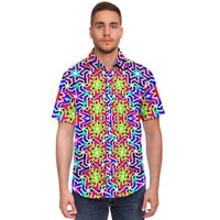 Tessellated Matrix Button Down Shirt