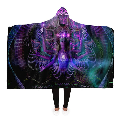 Luminous Presence Hooded Blanket