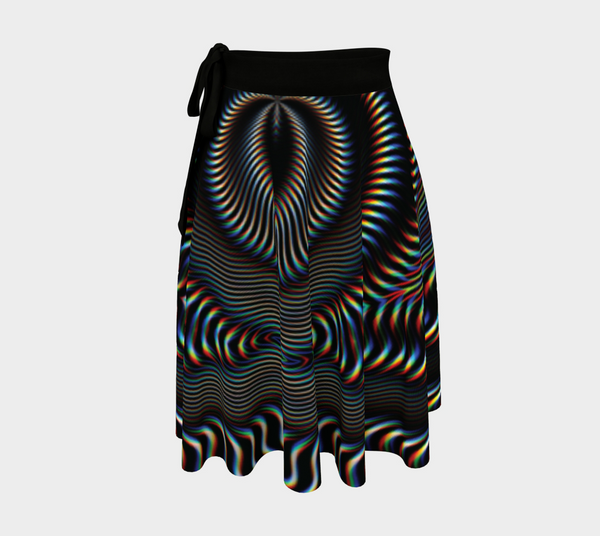 Waveform Wrap Skirt