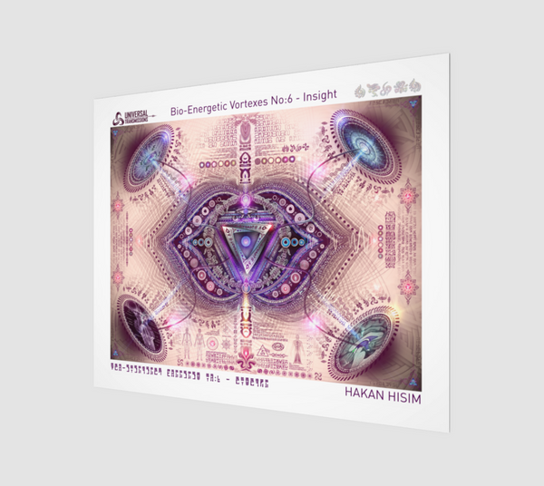 Bio-Energetic Vortexes No:6 - Insight - Art Print (Third Eye Chakra)