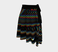 Waveform Wrap Skirt