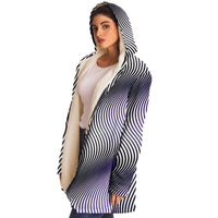 Purple Drift Microfleece Cloak